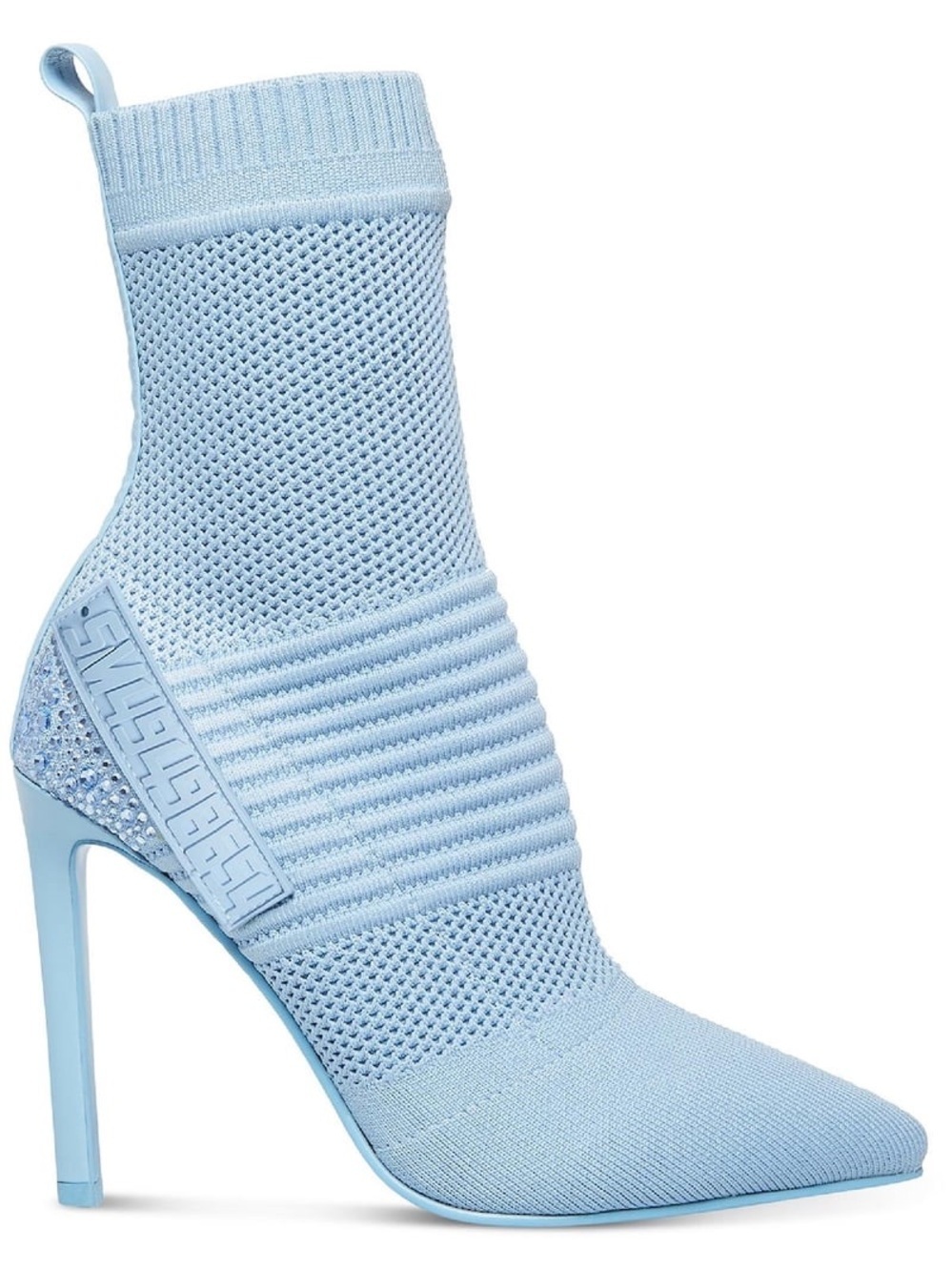 Steve Madden Women's Size 9.5  Baby Blue Maxwelle Rhinestone Ankle Boot
